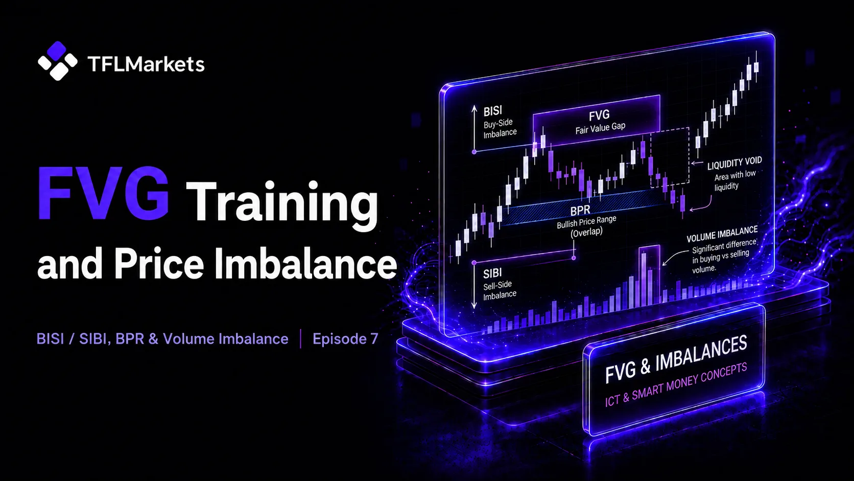 FVG and price imbalance training cover for ICT and SMC